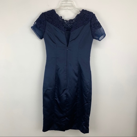 navy Blue Cocktail Dress. - Picture 8 of 10